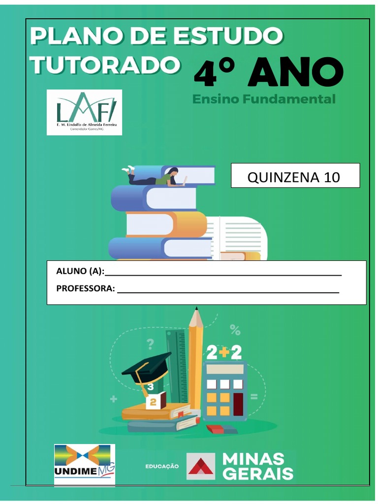 Pet Quinz 10 4º Ano Lidiane Zilda e Isis PDF Lua Comunicação