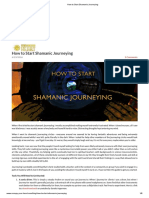 How To Start Shamanic Journeying - Langston Kahn
