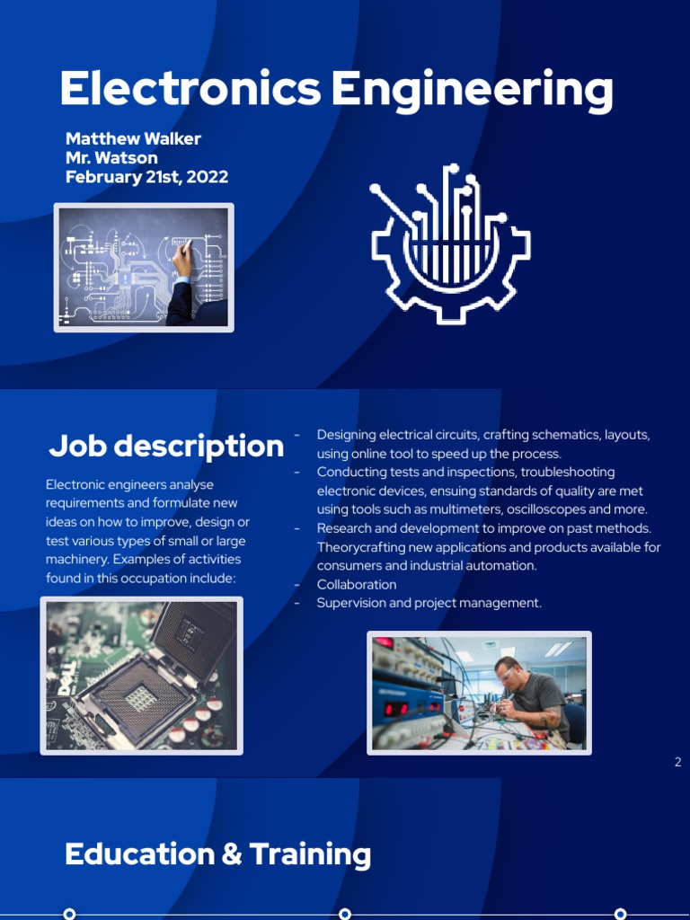 Electronics Engineering Overview and Careers | PDF | Engineering ...