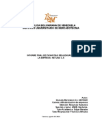 República Bolivariana de Venezuela Informe Fina