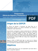 Presentación Oficina de Soporte y Promoción de Costa Rica 2022