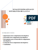 Competencias Investigativas en Estudiantes de La E