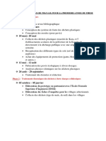 Proposition de Plan de Travail