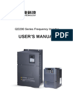 User'S Manual: QD200 Series Frequency Inverter