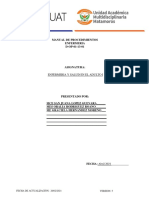 Manual de Procedimientos Enfermeria y Salud Del Adulto 1 2021