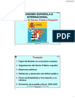 TEMA 8 - EL SECTOR PÚBLICO EN ESPAÑA