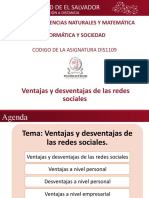 6.4 Ventajas y Desventajas de Las Redes Sociales