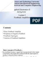 Chapter One Feedback Amplifiers