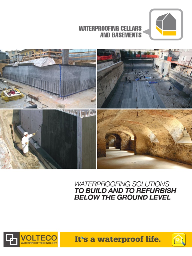 Volteco Below Grade Waterproofing | Download Free PDF | Basement | Concrete