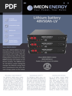 Datasheet IMEON Battery EN BA V4E