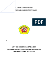 Laporan & Jurnal Ekstrakurikuler Pantomim