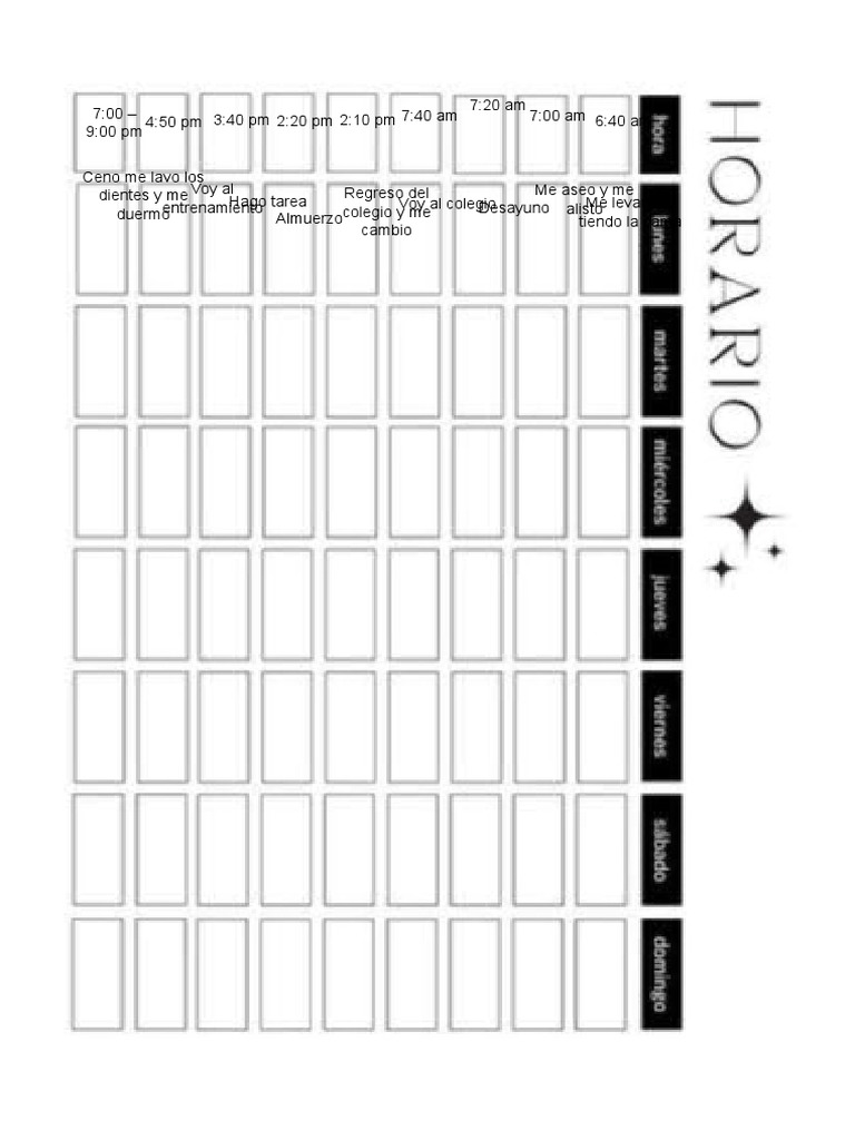 Horario PDF