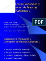 Calidad (4,1) en La Producción y Colocación de Mezclas, CR 4