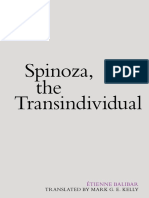 (Incitements) Etienne Balibar - Spinoza, The Transindividual-Edinburgh University Press (2020)