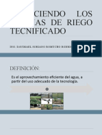 Conociendo Los Sistemas de Riego Tecnificado