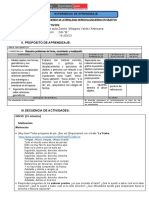 Experiencia de Aprendizaje 1 Segundo Grado