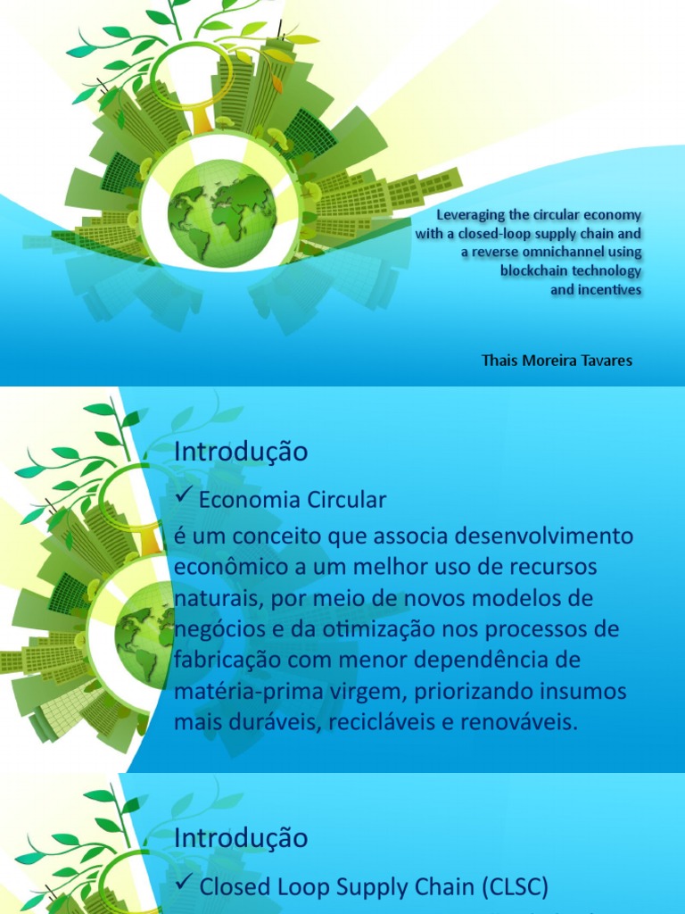 Economia Circular e Blockchain em CLSC | PDF | Cadeia de suprimentos ...