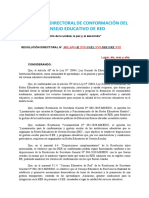 Formato Resolución - Consejo Educativo de Red