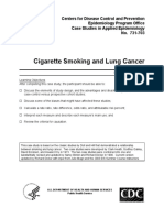 Case Study I - Cigarette Smoking in Lung Cancer