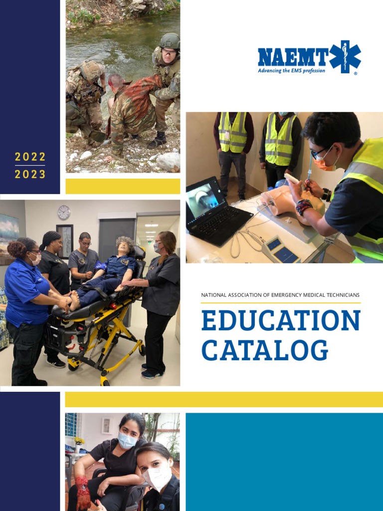 Education Catalog 2023 08 24 2022 Final | PDF | Emergency Medical ...