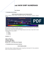 Contoh Soal AKM SMP NUMERASI LITERASI 2022