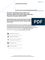 Atrazine, Desethylatrazine (DEA) and Desisopropylatrazine (DIA) Degradation by Pleurotus Ostreatus