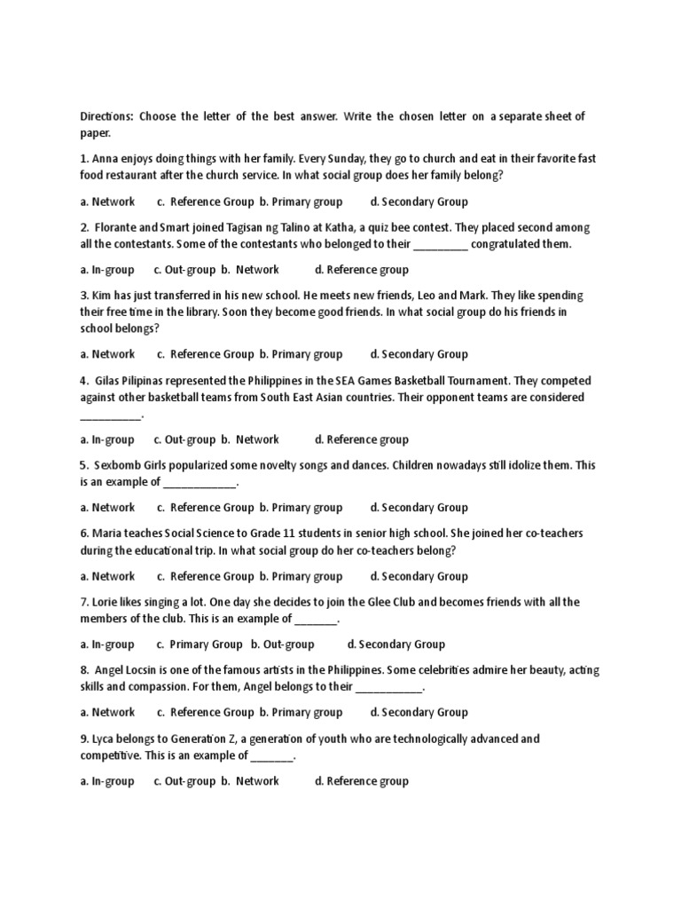 Ucsp C Quiz | PDF
