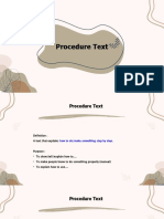 Procedure Text