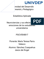 Neurociencias y Sus Efectos en Las Emociones de Los Estudiantes Universitarios