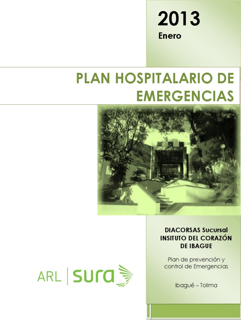 Plan Hospitalario de Emergencias 2013 | PDF | Hospital | Seguridad y ...