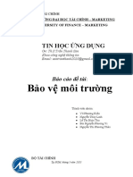 Báo Cáo Tin Học Ứng Dụng