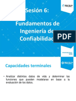 Sesión 6 Fundamentos de La Ingeniería de La Confiabilidad