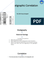 Stratigraphic Correlation and Stages