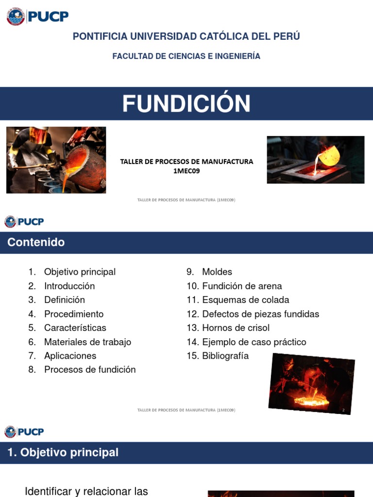 Fundicion manufactura pdf