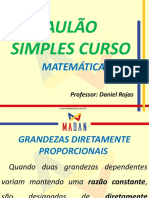 Aulão Simples Curso - Grandezas Proporcionais - Alunos