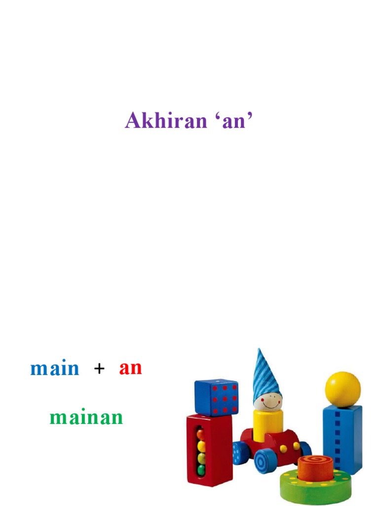 Akhiran ‘an’ | PDF