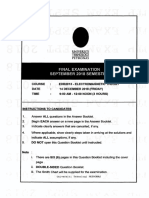 EMT Final Exam September 2018 Semester