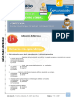 4ºaño Razonamiento Verbal I Bimestre para Imprimir