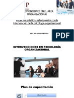 Intervenciones en Psicologia Organizacional 2018 Ii.