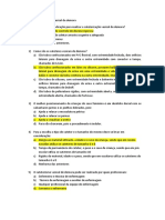 Exercícios Cateterização Vesical de Demora