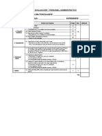 Ficha para La Evaluacion Del Personal Administrativo Grupo Profesional