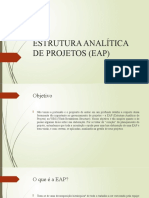 Estrutura Analítica de Projetos (Eap) Aula5