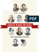 Families in War and Peace Chile From Colony To Nation (Sarah C. Chambers)