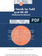 Tafsir Surah An Nahl Ayat 66-69 (Makanan Kesihatan)