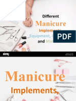Different Manicure Equipment, Materials and Cosmetics