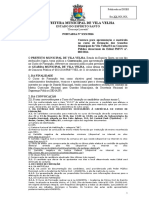 Prefeitura Municipal de Vila Velha: Estado Do Espírito Santo