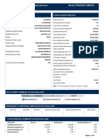 Statement of Account For 4080cdip750417: Bajaj Finance Limited