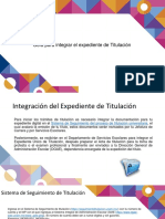 Guía Expediente de Titulación