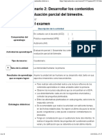 Examen (AAB01) Cuestionario 2 Desarrollar Los Contenidos Relativos A La Evaluación Parcial Del Bimestre.