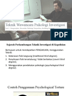 Teknik Wawancara Psikologi Investigasi - Edit